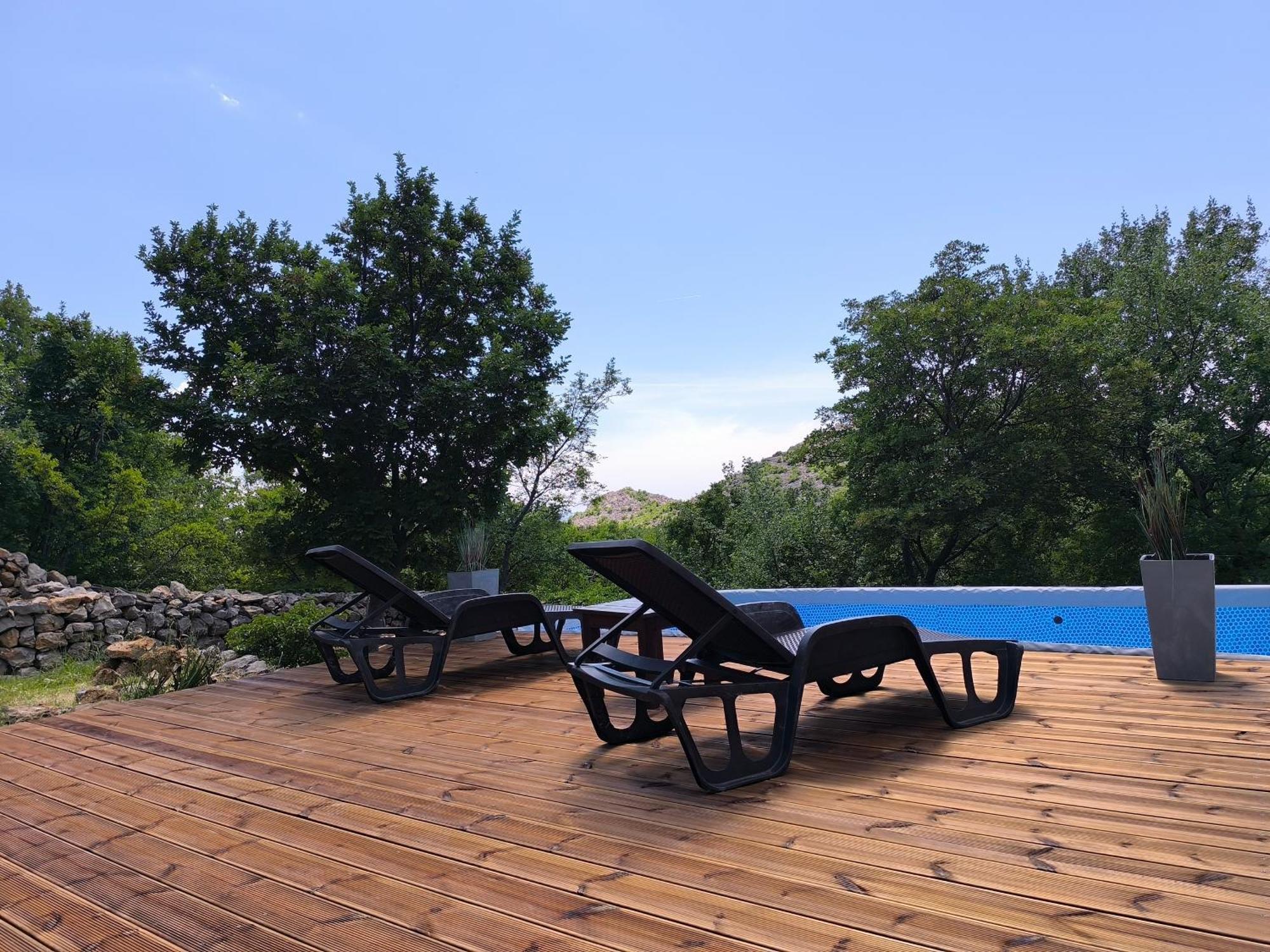 Holiday Home Lucija "" Private House With Pool "" Jablanac Buitenkant foto