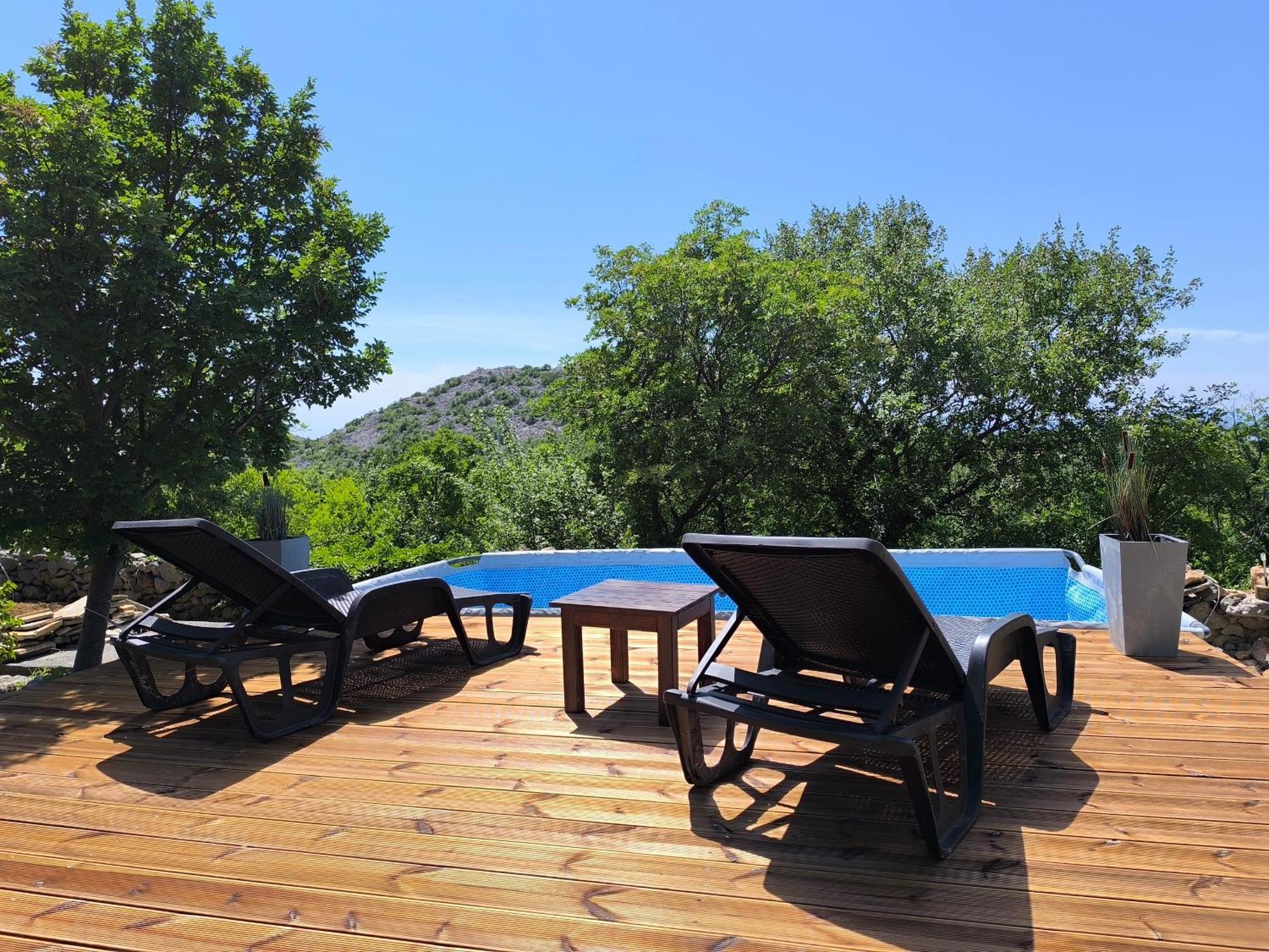 Holiday Home Lucija "" Private House With Pool "" Jablanac Buitenkant foto