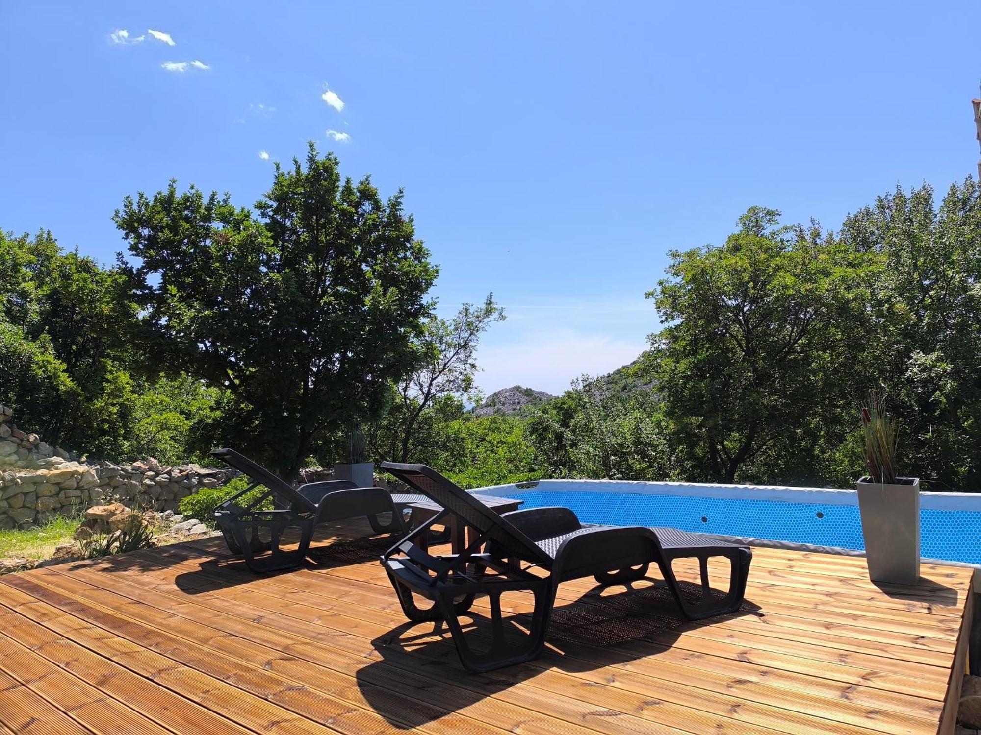 Holiday Home Lucija "" Private House With Pool "" Jablanac Buitenkant foto