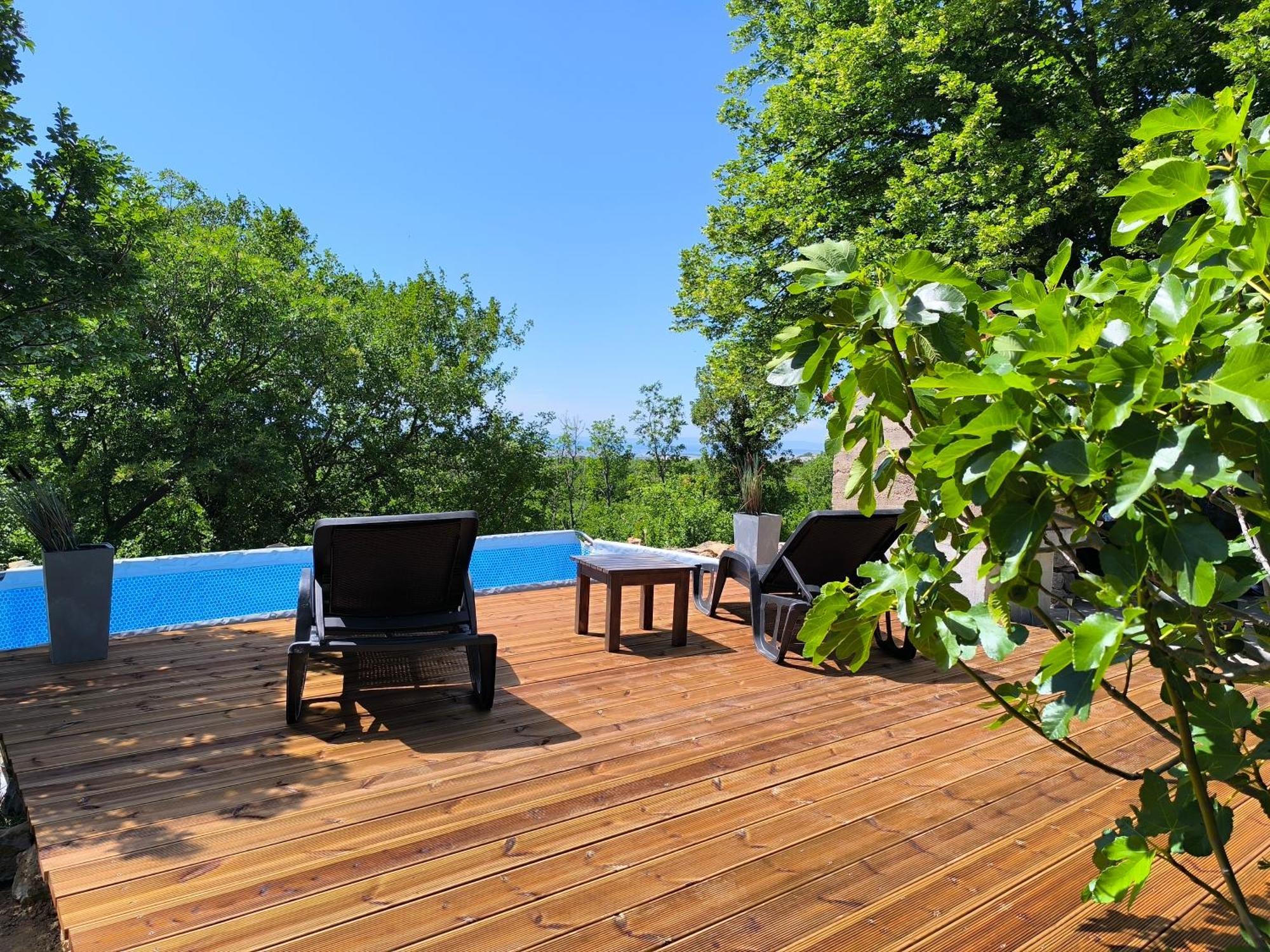 Holiday Home Lucija "" Private House With Pool "" Jablanac Buitenkant foto