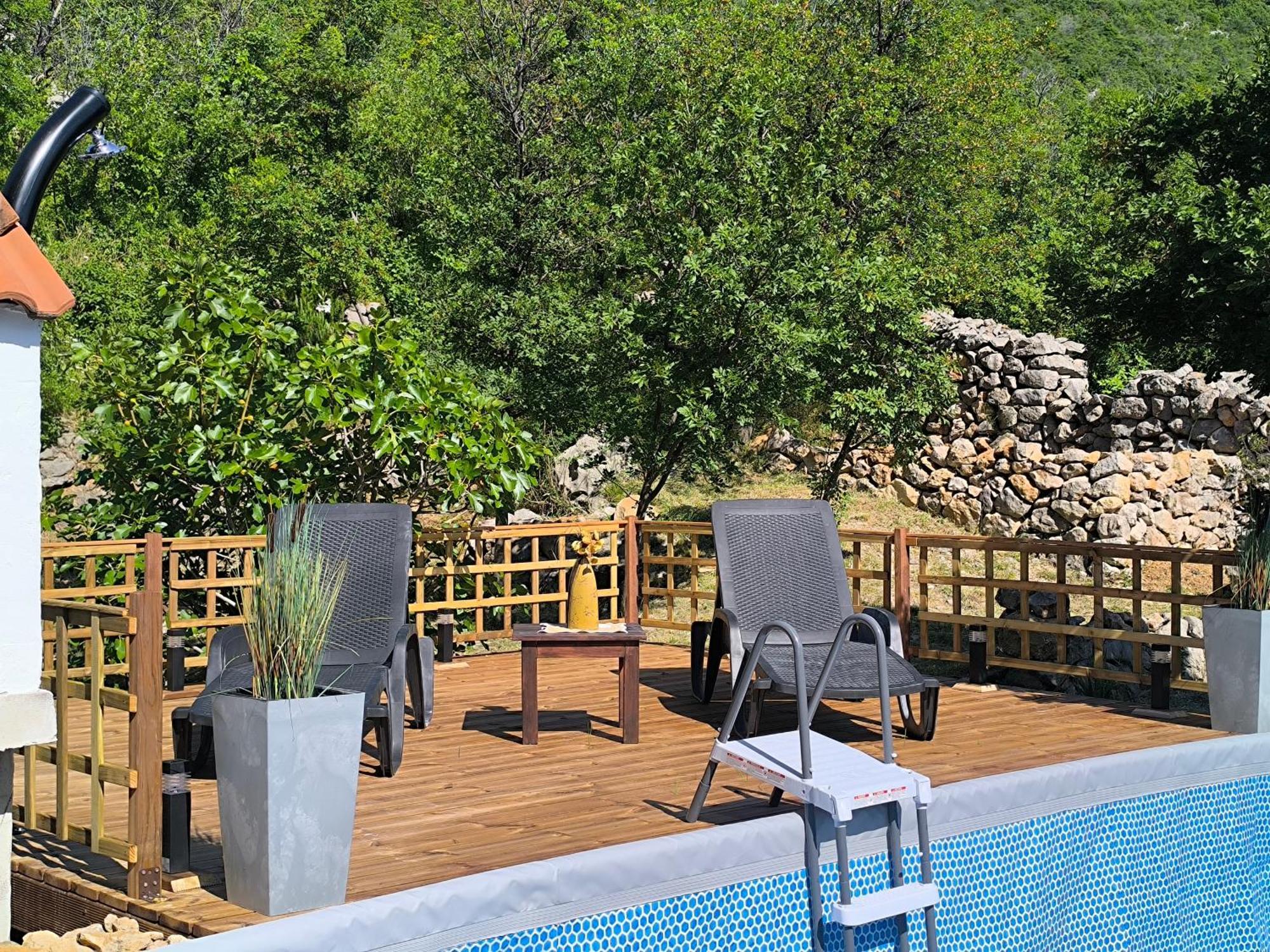 Holiday Home Lucija "" Private House With Pool "" Jablanac Buitenkant foto