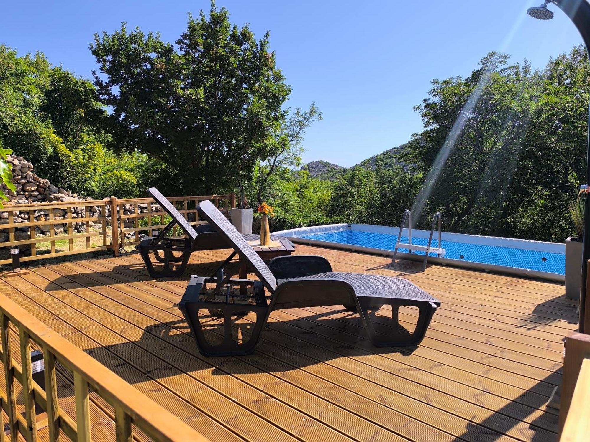 Holiday Home Lucija "" Private House With Pool "" Jablanac Buitenkant foto