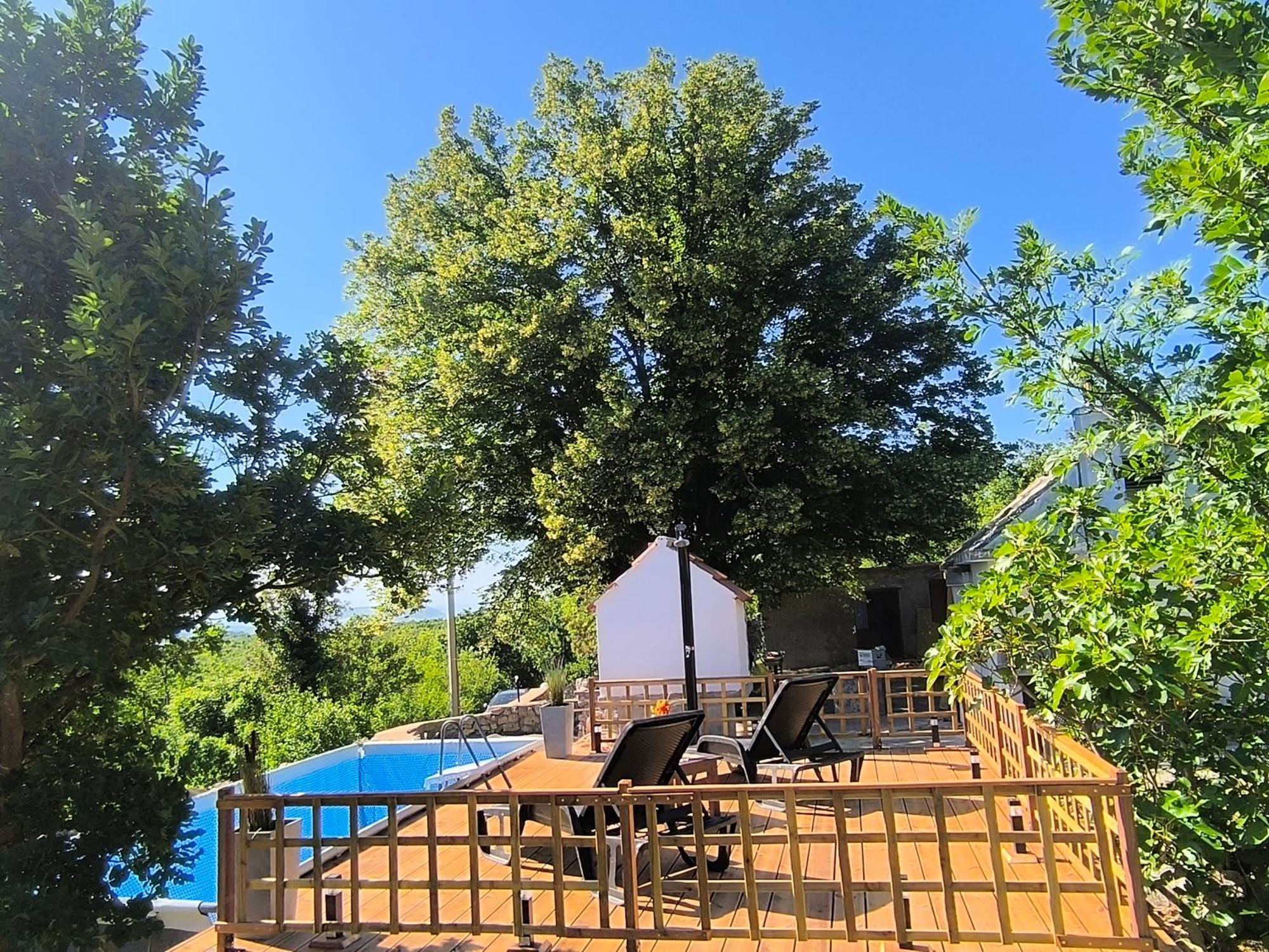 Holiday Home Lucija "" Private House With Pool "" Jablanac Buitenkant foto