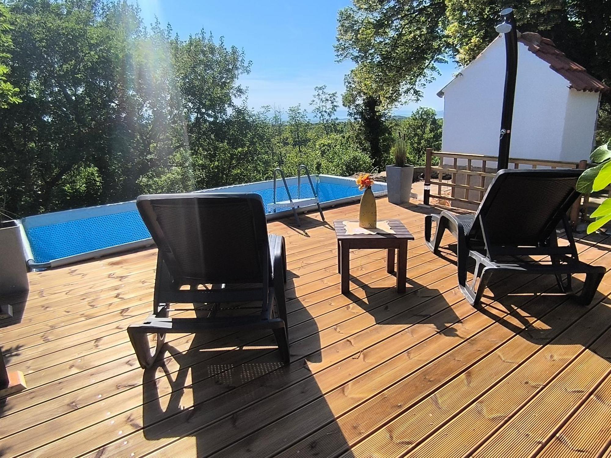Holiday Home Lucija "" Private House With Pool "" Jablanac Buitenkant foto